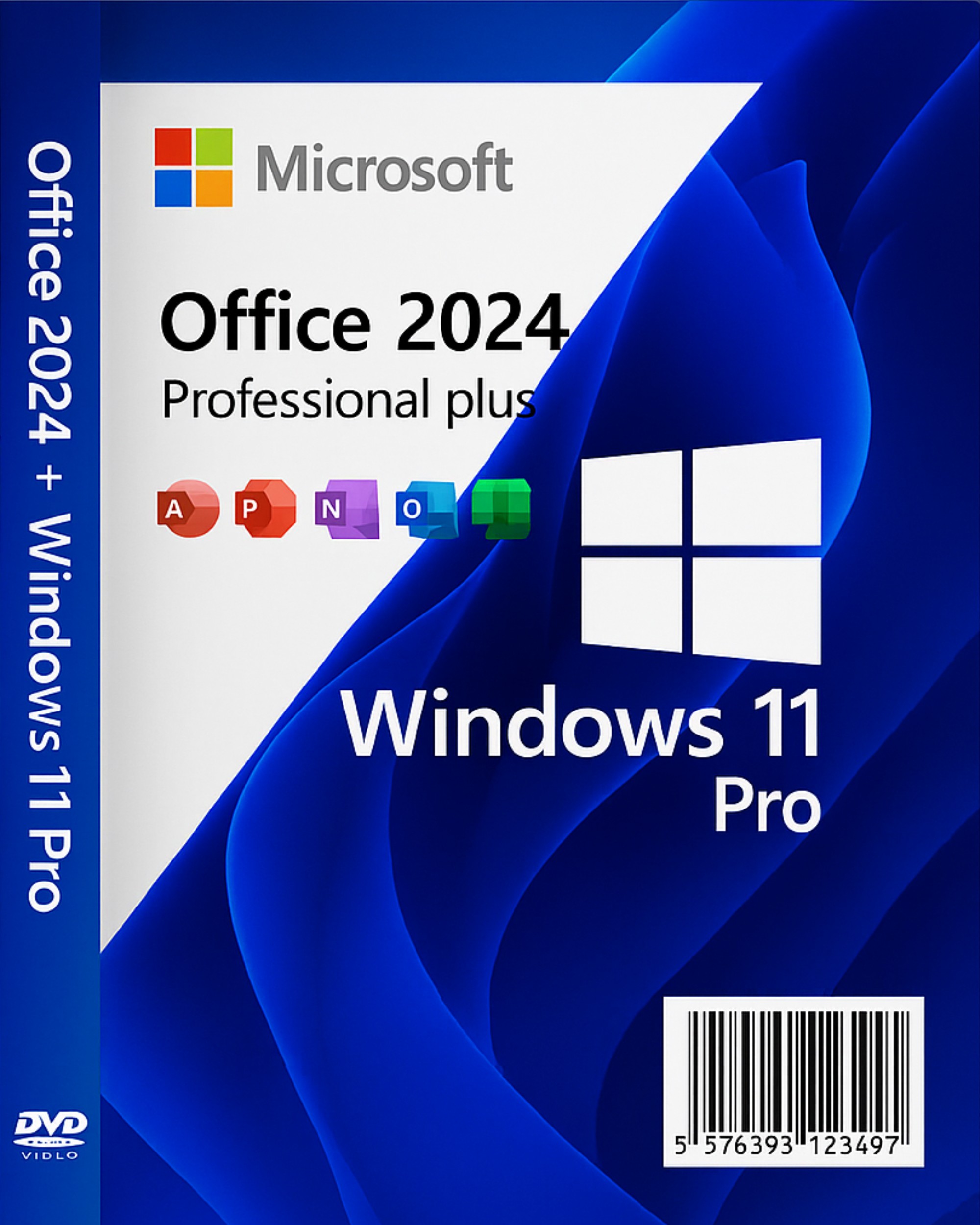 Windows 11 Pro + Office 2024 Professional Plus (1 PC)