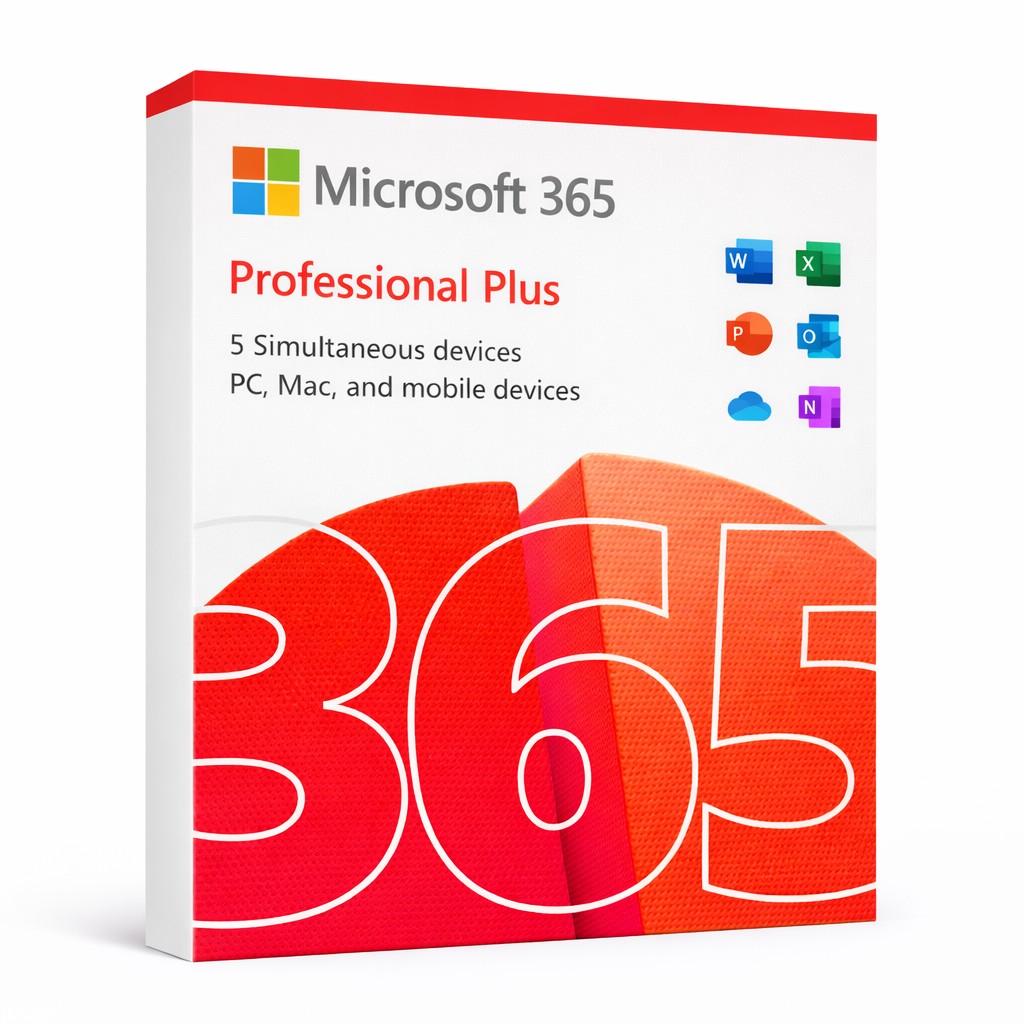 Office 365 Pro Plus Lifetime - Custom Username (5 Devices, Win/Mac)